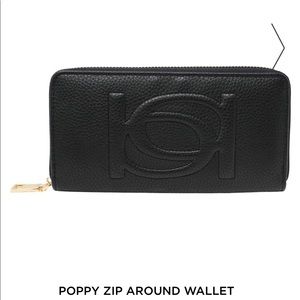 Bebe POPPY ZIP AROUND WALLET